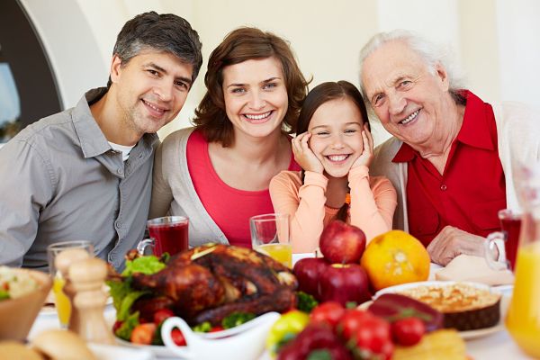 family holiday dinner
